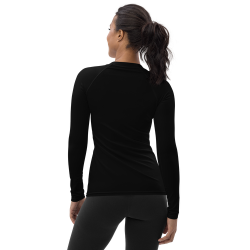 Basic Black Performance Rash Guard UPF 50+